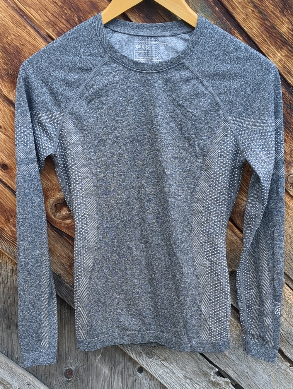 Figs Long Sleeve Grey